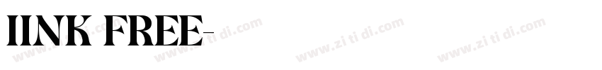 IINK FREE字体转换